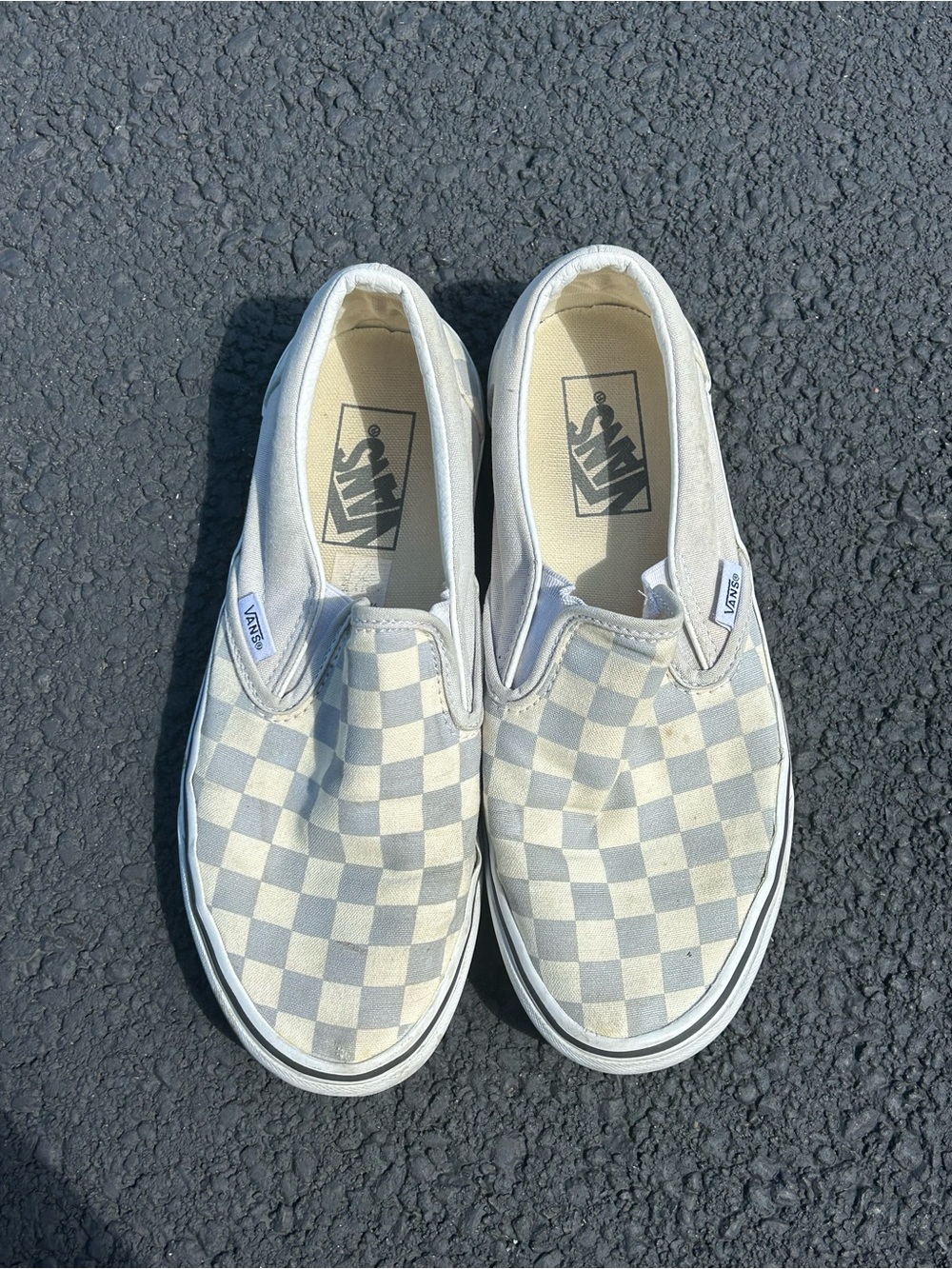 Vans Classic Slip-On Checkerboard Sneakers Size 7.5
